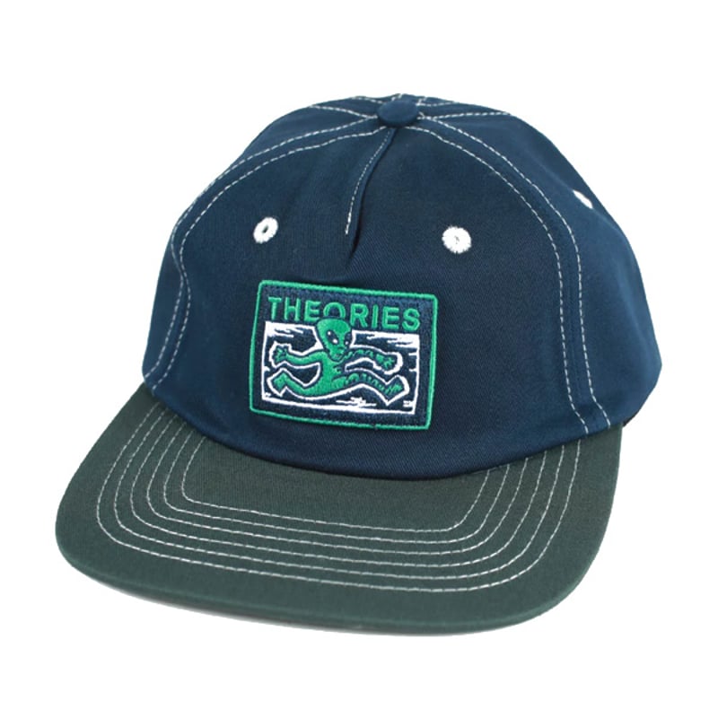 THEORIES CAP セオリーズ キャップ ネイビーxグリーン Theories Enig