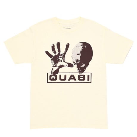 SALE QUASI Tシャツ 半袖 ベージュ クワジ クワージー クアジ　QUASI SKATEBOARDS Void （Cream)
