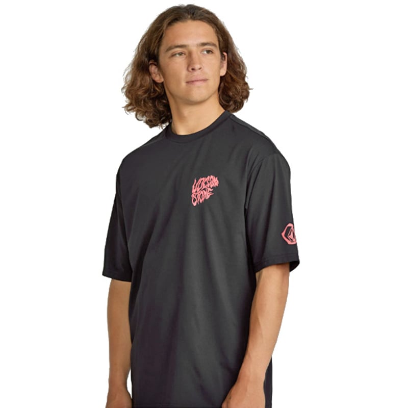 6割引き 25 ボルコム W アッシュフィールド プルオーバー CRH M VOLCOM ボルコム ラッシュガード Men's Wavvyyy Surf Short Sl