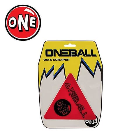 ONEBALL スノーボードアクセサリー Maiden Triangle Scraper （RED）サイズ：6" (15.24cm)