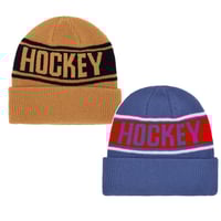 SALE HOCKEY ビーニー SKATEBOARDS ホッケー　HOCKEY STRIPE BEANIE （MUSTARD　BLUE）