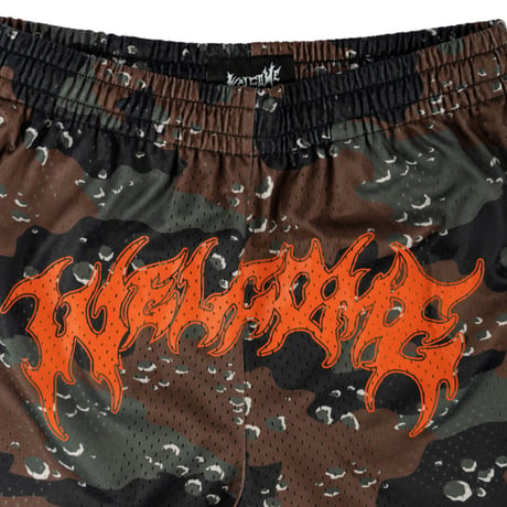 WELCOME SKATEBOARDS パンツ ショーツ ウェルカム　BARB MESH SHORTS （TIMBER）