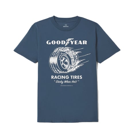 BRIXTON Tシャツ ブリクストン メンズ　GOODYEAR CHEATER SLICK S/S STD （NAVY）