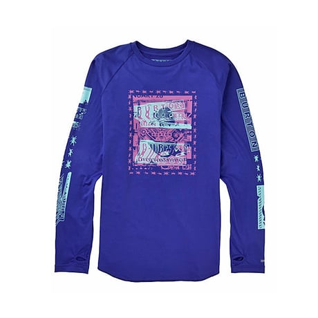 SALE BURTON Men's Burton Roadie Base Layer Tech T-Shirt （RoyalBlue)  スノー インナー 長袖 メンズ バートン