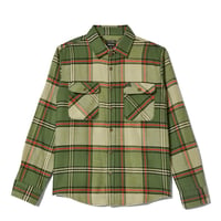 BRIXTON BOWERY シャツ 長袖 ブリクストン メンズ　BOWERY FLANNEL SHIRT （WILD GREEN/ELM/ADRENALINE RUSH）