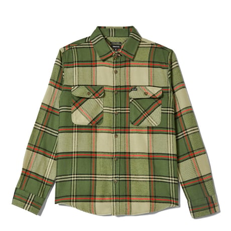 BRIXTON BOWERY シャツ 長袖 ブリクストン メンズ　BOWERY FLANNEL SHIRT （WILD GREEN/ELM/ADRENALINE RUSH）
