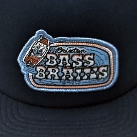 BRIXTON キャップ ブリクストン メッシュキャップ CAP ネイビー　BASS BRAINS BOAT TRUCKER HAT（WASHED NAVY）