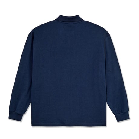 POLAR SKATE CO ラグビー シャツ ポーラー　RUGBY SHIRT （DARK BLUE）