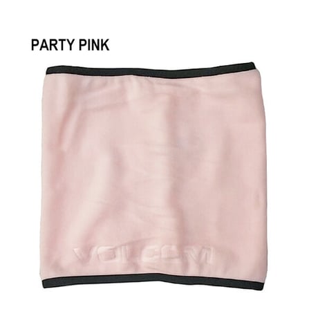 VOLCOM ボルコム スノーボード ネックウォーマー 黒 ピンク　VOLCOM  REMOVABLE NECKBAND（PARTY PINK　BLACK）