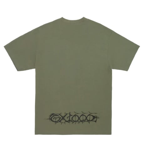 GX1000 Tシャツ 半袖 ジーエックスセン グリーン　Dystopia Gas Mask Tee （Military Green）