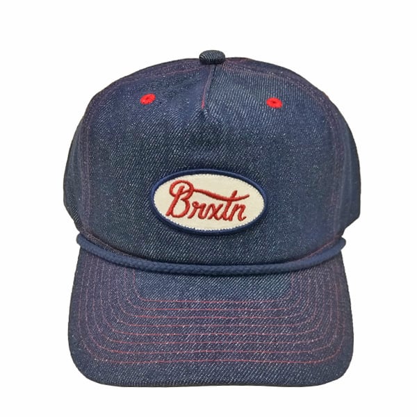 SALE BRIXTON キャップ ブリクストン スナップバック デニム 青