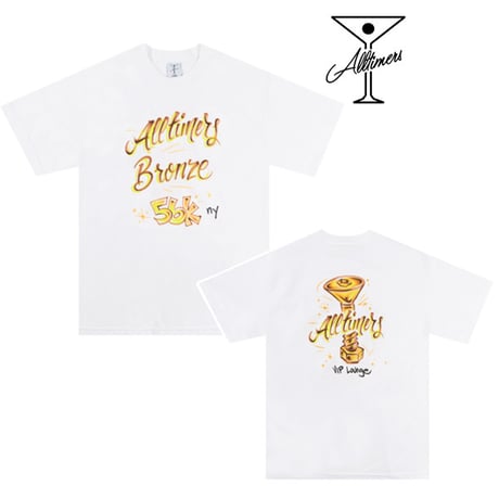 ALLTIMERS Tシャツ　ALLTIMERS×BRONZE 56K Lounge T-Shirt （WHITE）  半袖 メンズ オールタイマーズ TEE