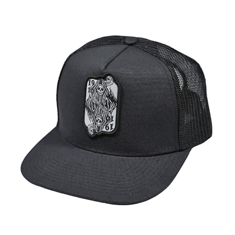 1910 9teenten  CAP キャップ メッシュキャップ ナインティーン テン ブラック　1910 Ace of Snakes Trucker  （Black） MS126266