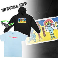 “1SET限り” KROOKED SPECIAL SET　クルキッド フーディー＆Tシャツ＆サングラス 【3点セットで￥8800】