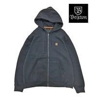 SALE BRIXTON パーカー ブリクストン　BUILDERS FLEECE FZ HOOD （OMBRE BLUE）