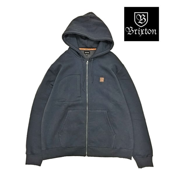 【BRIXTON】ブリクストン 2023秋冬 BUILDERS ZIP HOOD JACKET メンズ フードジャケット ジップアップ アウター SALE BRIXTON パーカー ブリクストン BUILDERS FLEECE FZ HOO