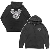 1910 9teenten パーカー　1910 BOMBS AWAY ZIP FLEECE （BLACK） MS125185 フードスウェット ナインティーン テン