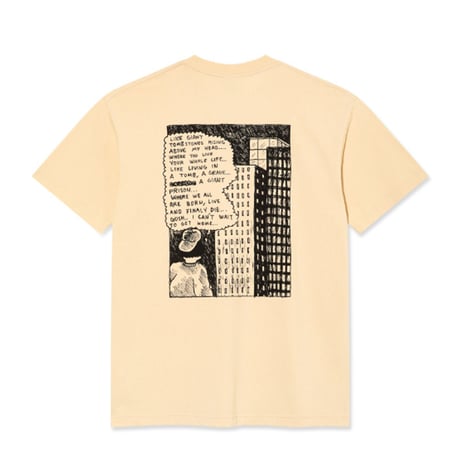 POLAR SKATE CO Tシャツ 半袖 ベージュ系 ポーラー メンズ　Home Sweet Home Tee （Oatmeal）
