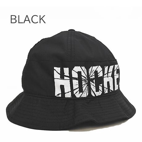 SALE HOCKEY ハット バケットハット SKATEBOARDS ホッケー　CRINKLE BELL BUCKET HAT （BLACK）
