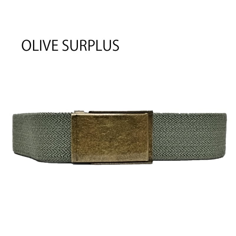 BRIXTON ベルト ブリクストン STRETCH WEB BELT（BLACK OLIVE