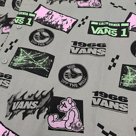 Vans シャツ 半袖 グレー 　STICKER GFX SS SHIRT  （GREY）
