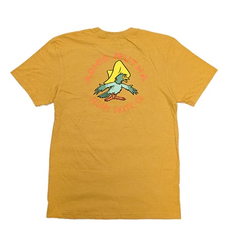 ANTIHERO SKATEBOARDS Tシャツ アンタイヒーロー 半袖　JALOPI SKATE CO. STOP ADIOS MUTHA S/S TEE (HEATHER MUSTARD)