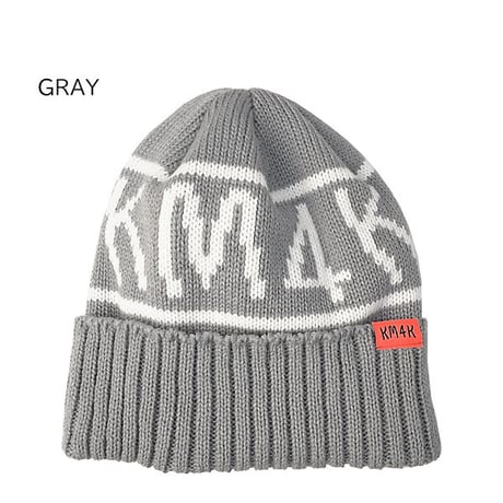 SALE ビーニー メンズ レディース カモシカ KM4K TEAM MANAGER BEANIE 8 （NEONYELLOW　GRAY）