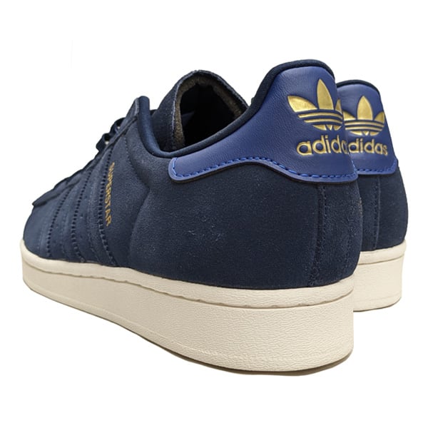 新品未使用品！adidas SUPERSTAR ベージュ/ネイビー 訳ありOUTLET SALE 26.0cm ADIDAS スーパースター ネイビー