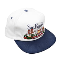 REAL SKATEBOARDS キャップ リアル　ADJ SFC SNAPBACK CAP （WHITE/NAVY）