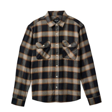 SALE BRIXTON BOWERY シャツ 長袖 ブリクストン チェック　20TH ANNIV BOWERY FLANNEL SHIRT （BLACK/CREAM）