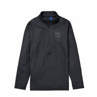 BURTON メンズ スノーボード ミッドレイヤー  Men's Burton [ak]® Helium Grid Half-Zip Fleece （True Black)  25-26