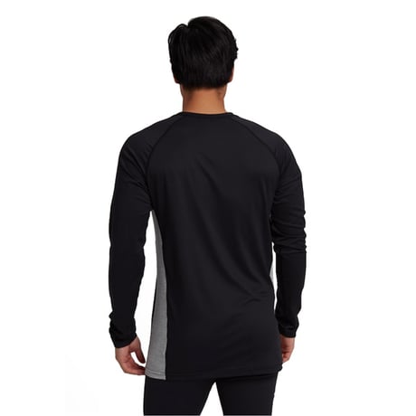 SALE BURTON バートン メンズ インナー Men's Burton Midweight X Base Layer Crewneck （True Black / Gray Heather)