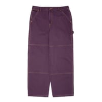 GX1000 カーペンター パンツ ジーエックスセン　Carpenter Pant (Plum W/ Gold Stitching)