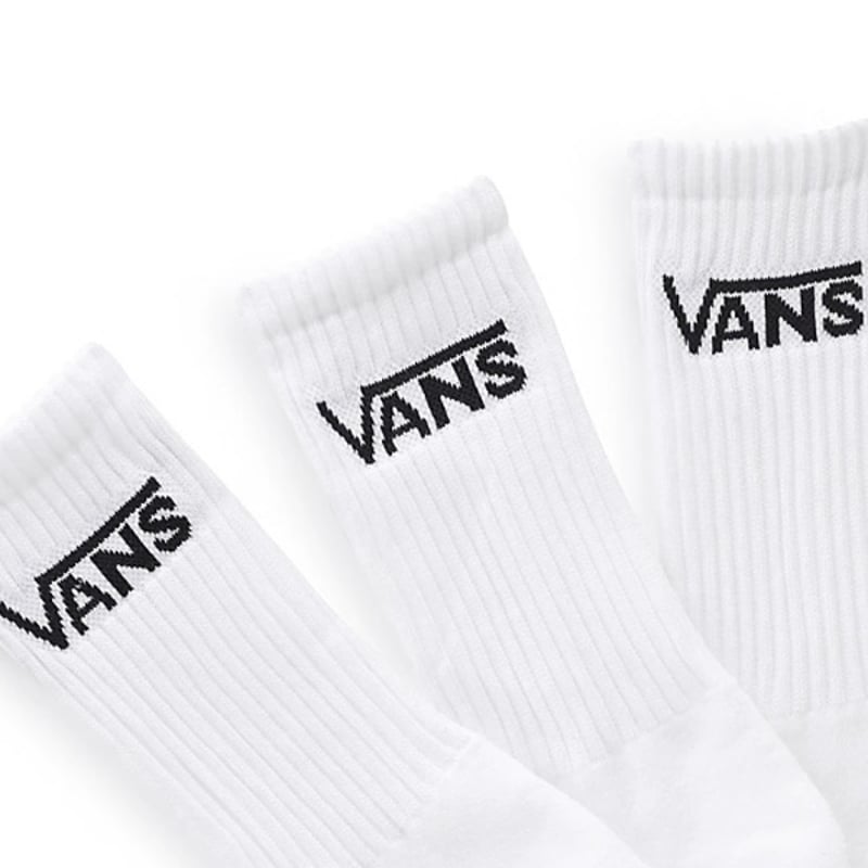 Vans crew socks white on sale