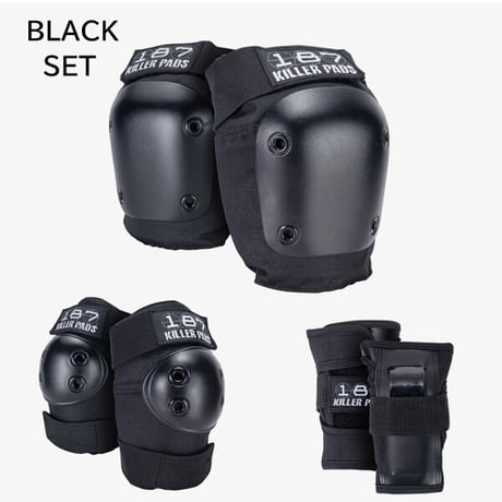 “再入荷” ワンエイトセブン キラーパッド スケートボード プロテクター 子供用 187 KILLER PADS KIDS PAD SIX PACK “KNEE・ELBOW・WRIST”