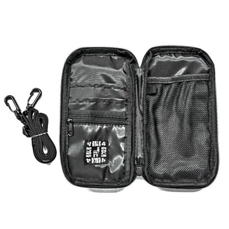 KM4K アクセサリーポーチ　KM4K BODY WALLET （ORANGE　GREEN　BLACK） ウォレット バッグ カモシカ ショルダーベルト付き