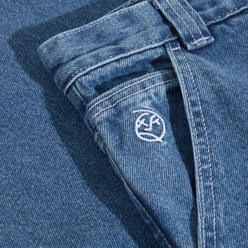 POLAR SKATE CO BIGBOY ポーラー ビッグボーイ ワーク パンツ 青 POLAR SKATE CO BIGBOY ポーラー ビッグボーイ ワーク パンツ 青