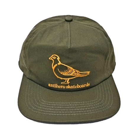 SALE ANTIHERO SKATEBOARDS キャップ アンタイヒーロー　ADJ BASIC PIGEON SNAPBACK CAP