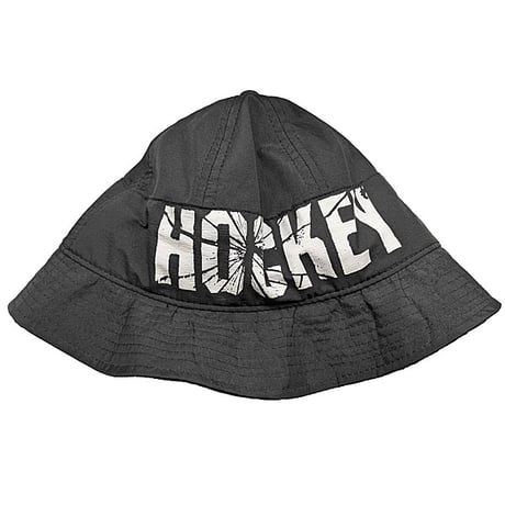 SALE HOCKEY ハット バケットハット SKATEBOARDS ホッケー　CRINKLE BELL BUCKET HAT （BLACK）