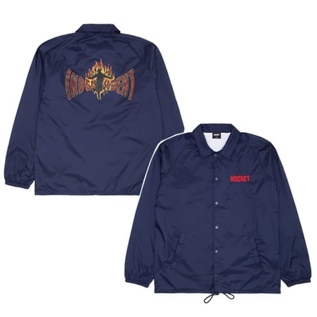 HOCKEY INDEPENDENT SKATEBOARDS ジャケット ホッケー インディペンデント　HOCKEY X INDEPENDENT COACHES JACKET （NAVY）