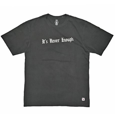 VOLCOM ボルコム Tシャツ 半袖 チャコールグレー メンズ　SCHROFF X VOLCOM CHAINSHAW SHORT SLEEVE TEE (STEALTH)