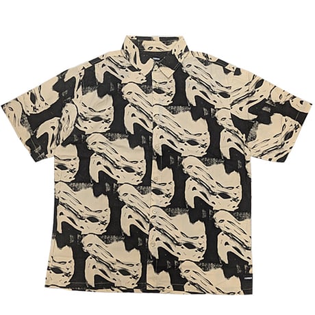 FORMER シャツ 半袖 フォーマー　DISTORT S/S SHIRT（BONE）