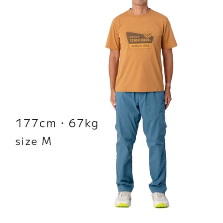 TETON BROS. ティートンブロス Tシャツ　TETONBROS TB Trail Sign Tee （Light Green） Men