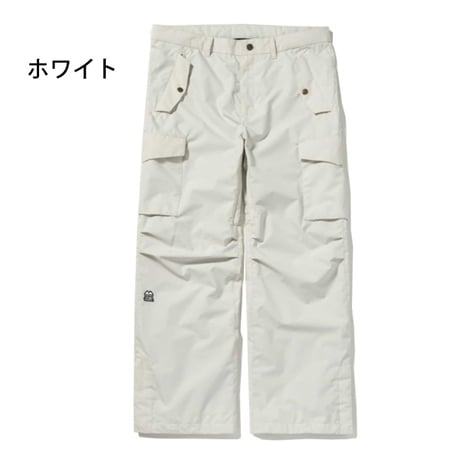 SALE スノーパンツ インハビタント inhabitant SWEDISH ARMY PANTS （チャコールグレー　ホワイト）