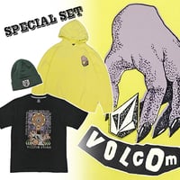 “1SET限り” VOLCOM SPECIAL SET　ボルコム フーディー＆Tシャツ＆ビーニー 【3点セットで￥8800】