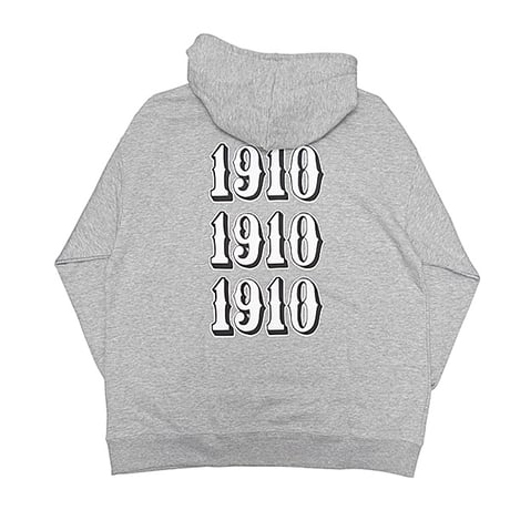 1910 9teenten パーカー　1910 3 UP PULLOVER HOODIE （HEATHER） フードスウェット ナインティーン テン