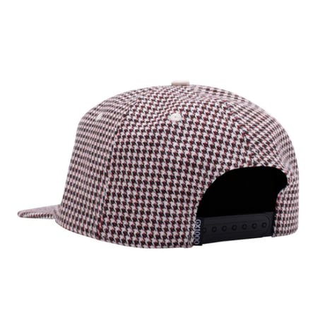 GX1000 キャップ ジーエックスセン CAP　Mini OG Logo Houndstooth Hat （White / Black）