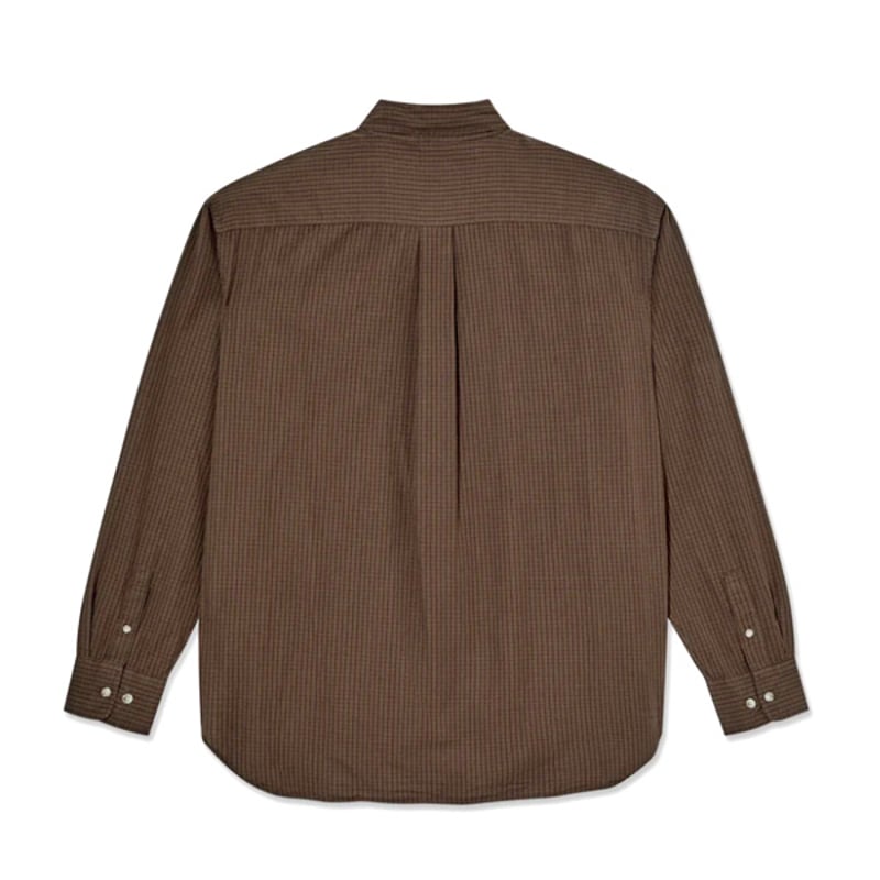 POLAR SKATE CO シャツ 長袖 茶色 ポーラー メンズ POPLIN BEN LS POLAR SKATE CO シャツ 長袖 茶色 ポーラー メンズ POPLIN BEN LS