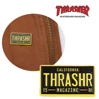 THRASHER ピン　THRASHER MAGAZINE THRASHER LICENSE PLATE LAPEL PIN  （B） スラッシャー ピンバッジ