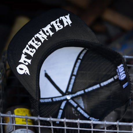 1910 9teenten  CAP キャップ メッシュキャップ ナインティーン テン ブラック　1910 Ace of Snakes Trucker  （Black） MS126266